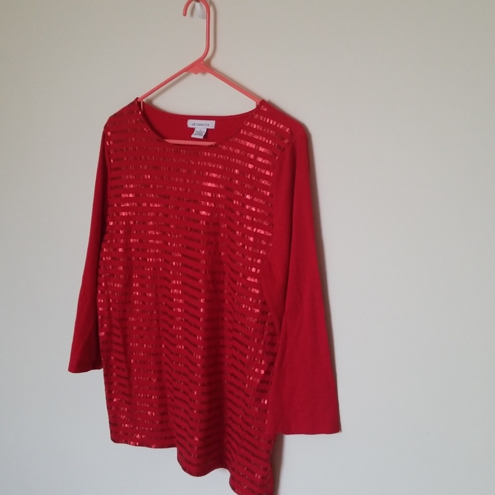 Red Sparkle Top